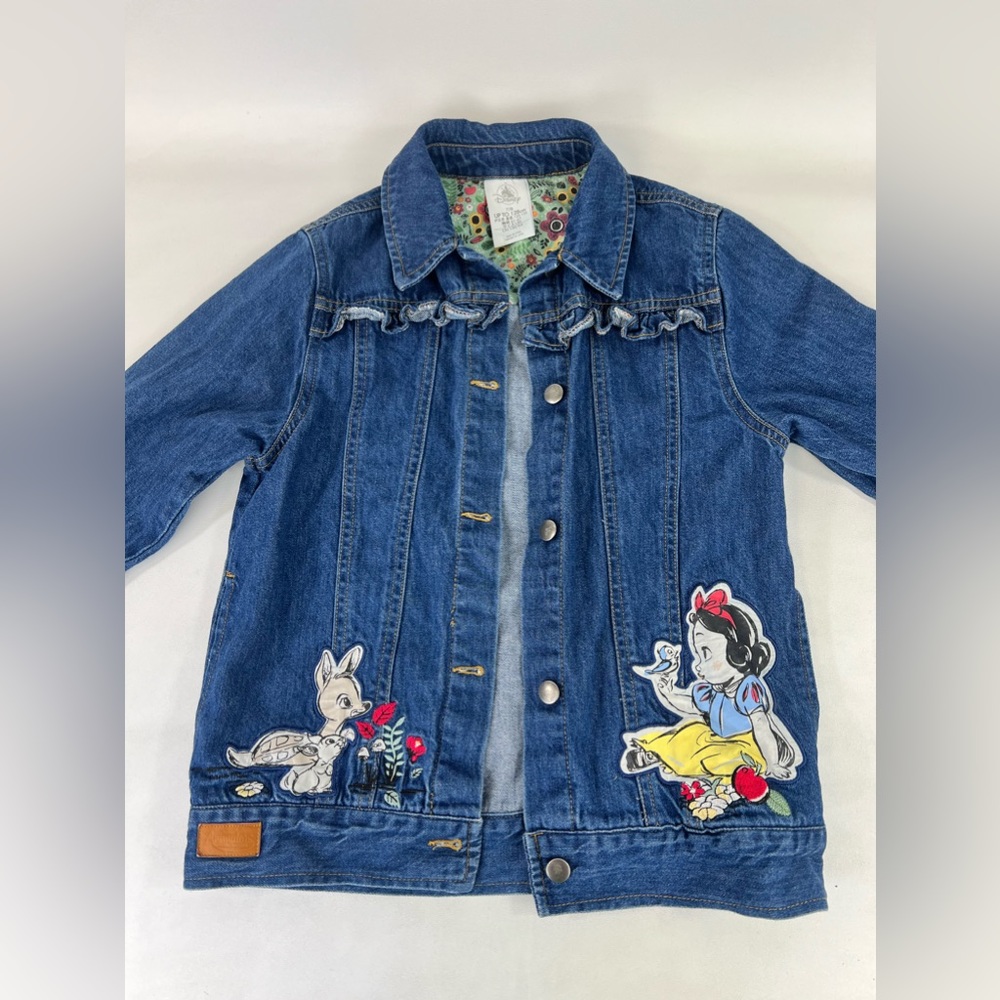 Disney Store Snow White Animators' Girls Denim Jean Jacket